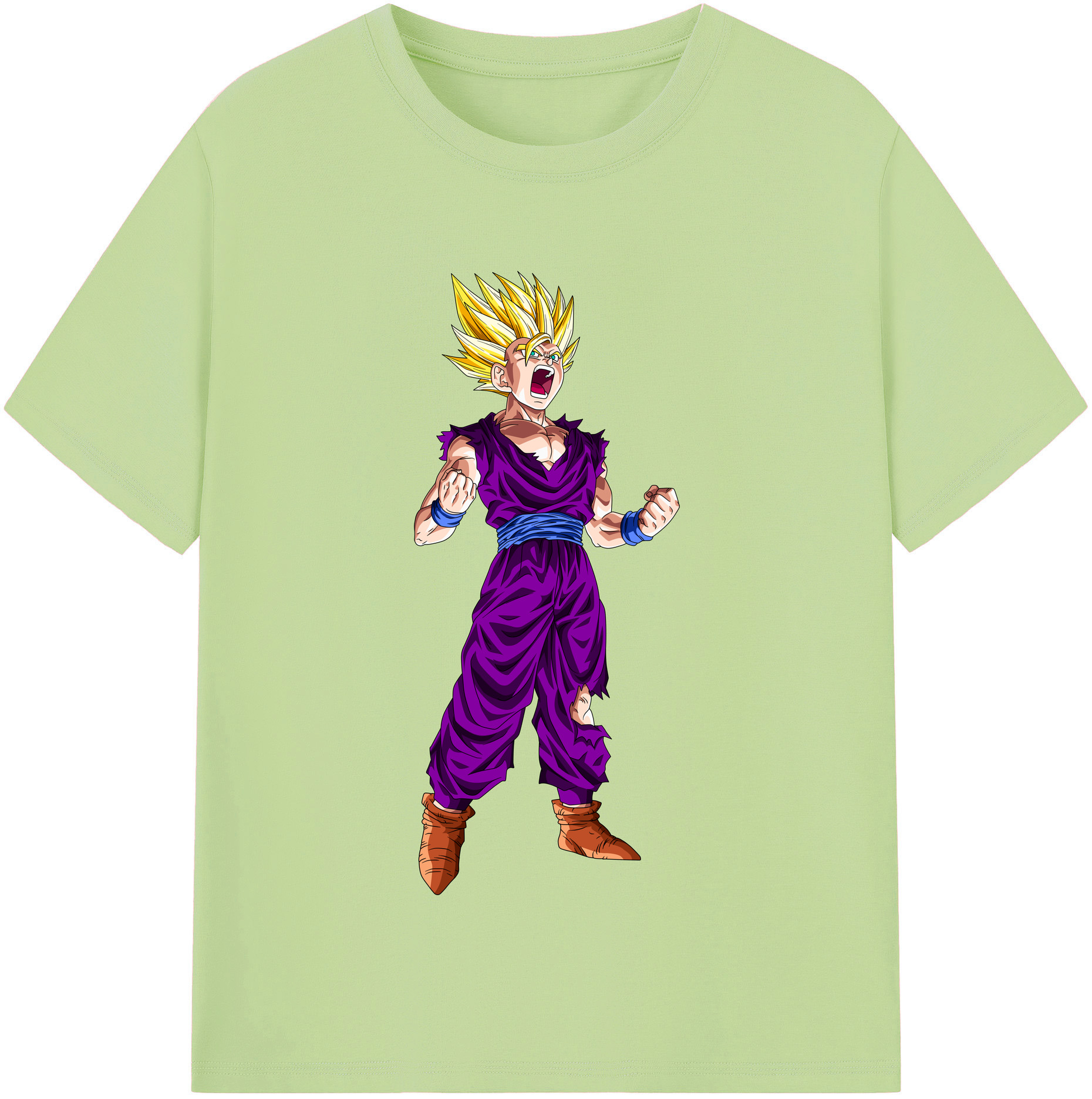 （画像用） ドラゴンボール 孫 悟飯（そんごはん）DRAGON BALL Son Gohan 綿100％半袖Tシャツ（フロントプリント）